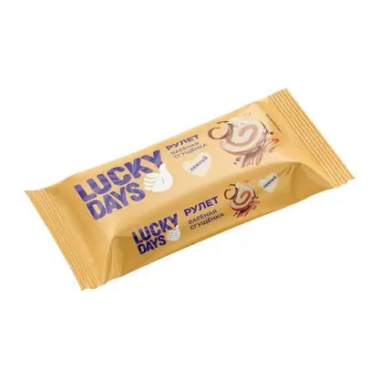 Рулет бисквитный вареная сгущенка Lucky Days 200г