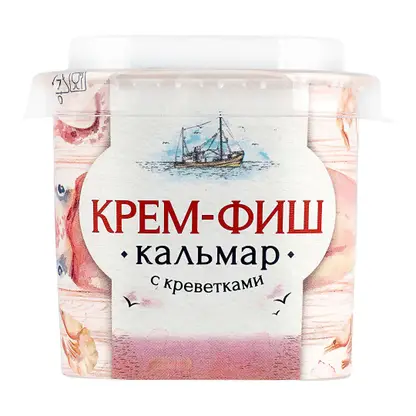 Паста Крем-фиш Кальмар с креветками 150г