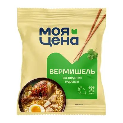 Вермишель Моя цена Куриный бульон 60г