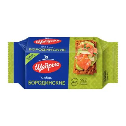 Хлебцы Бородинские Щедрые 100г