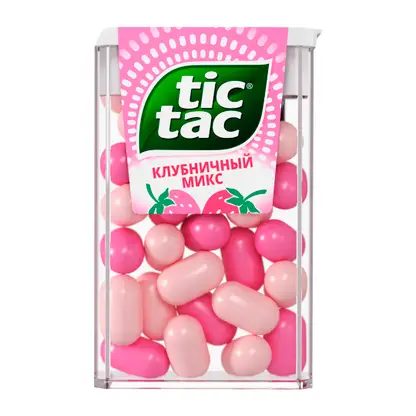 Драже освежающее Клубничный микс Tic Tac 16г