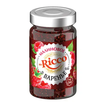 Варенье Mr. Ricco малиновое 400г