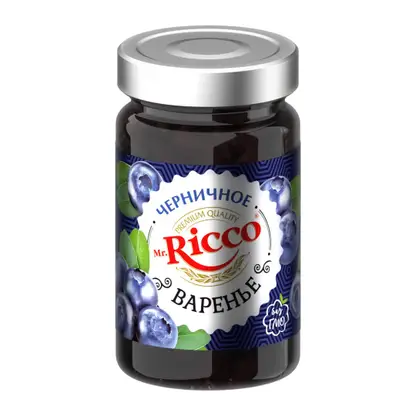 Варенье Mr. Ricco черничное 400г