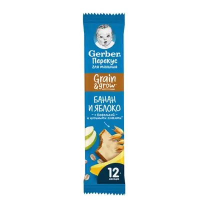 Батончик фруктовый Яблоко-банан Gerber 25г