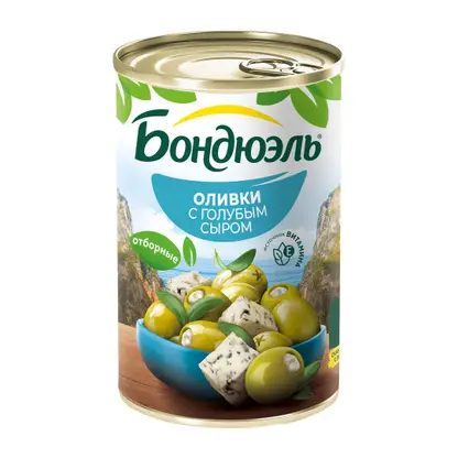 Оливки Бондюэль с сыром 300г
