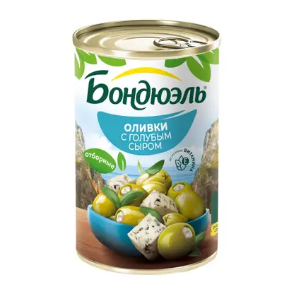 Оливки Бондюэль с сыром 300г