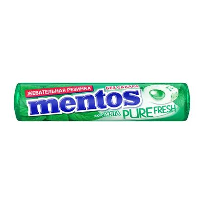 Жевательная резинка мята Mentos 15.5г