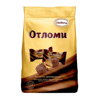 Конфеты Отломи вафельно-карамельные Акконд 360г