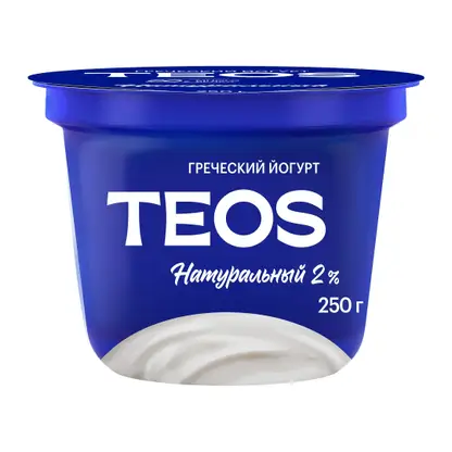 Йогурт Савушкин Греческий Teos 2% 250г