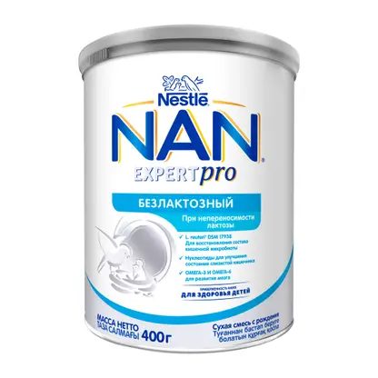 Детская смесь Безлактозный с рождения Nan 400г