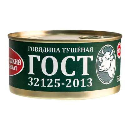 Говядина Великолукский МК тушеная 325г
