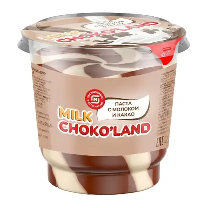 Паста шоколадно-молочная Milk Chokoland 350г