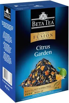 Чай черный Beta Tea цитрусовый сад 90г
