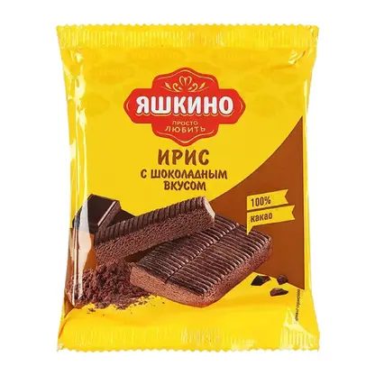 Ирис Яшкино с шоколадным вкусом 140г