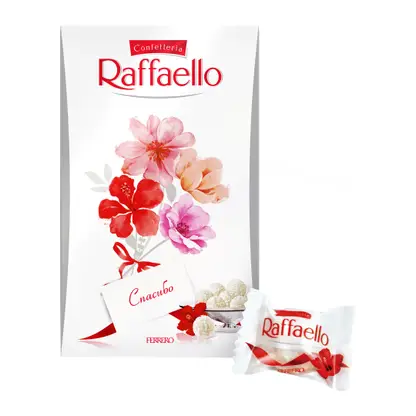 Конфеты с цельным миндальным орехом в кокосовой обсыпке Raffaello 70г