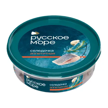 Сельдь Русское море аппетитная филе в масле 400г