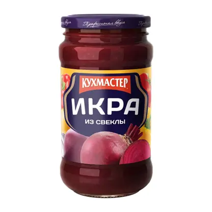 Икра из свеклы Кухмастер 400г