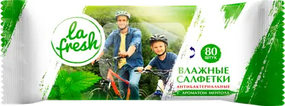 Влажные салфетки La Fresh антибактериальные 80шт