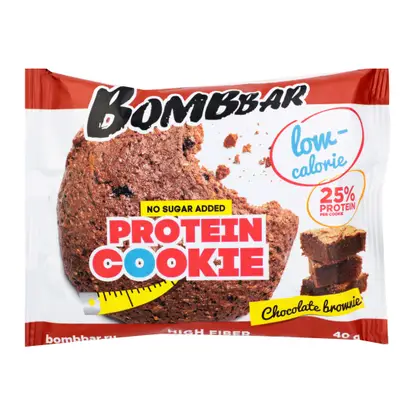 Печенье со вкусом шоколадного брауни неглазированное Bombbar 40г