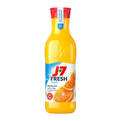 Сок апельсиновый 100% J7 Fresh Taste 850мл