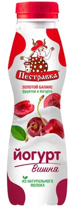 Йогурт питьевой Пестравка Вишня 2% 270мл