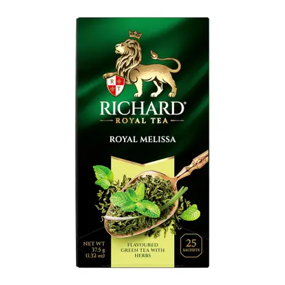 Чай зеленый Richard Royal Melissa мелисса мята лемонграсс 25пак 37.5г