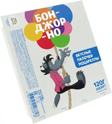 Сыр Бонджорно Палочки моцареллы 45% 4x30г