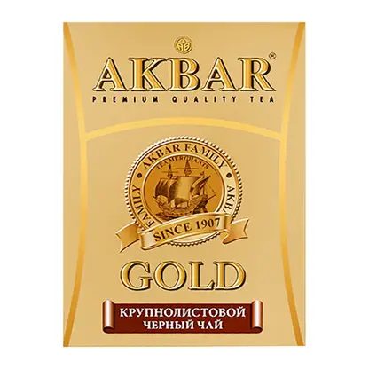 Чай черный Akbar Gold крупнолистовой 250г
