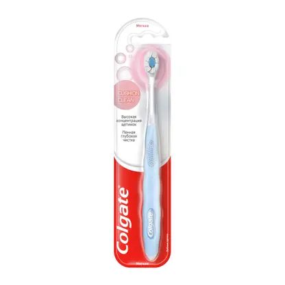 Зубная щетка Colgate Cushion Clean мягкая в ассортименте
