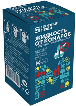Жидкость от комаров 30 ночей М Нужные Вещи 30мл