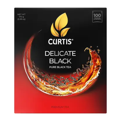 Чай черный Curtis Delicate Black 100саше 170г