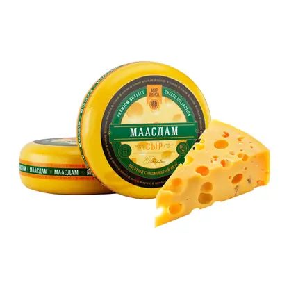 Сыр Мир вкуса Маасдам 45% весовой