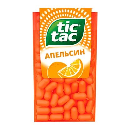Драже освежающее Апельсин Tic Tac 49г