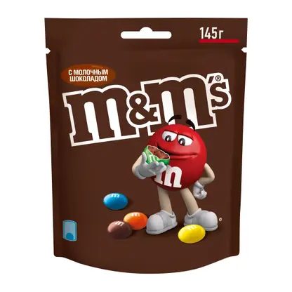 Драже c молочным шоколадом M&M's 145г