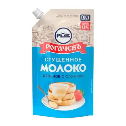 Молоко сгущенное Рогачевъ цельное 8.5% 270г