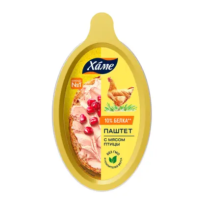 Паштет Хаме с мясом птицы 105г