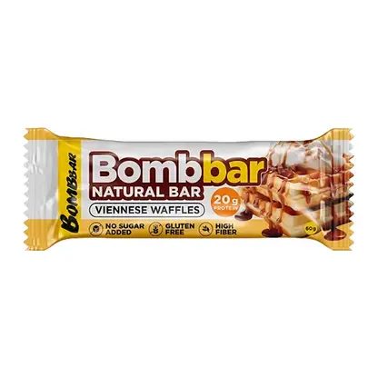 Батончик неглазированный со вкусом Венские вафли Bombbar 60г
