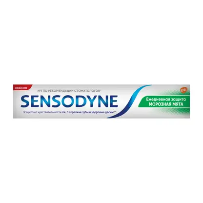 Зубная паста Sensodyne Ежедневная защита морозная мята 75мл