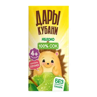 Сок Дары Кубани Яблочный 125мл