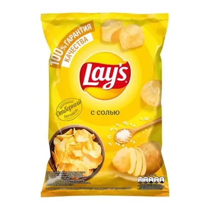 Чипсы Lays С солью 140г