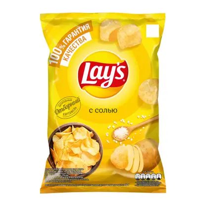 Чипсы Lays С солью 140г