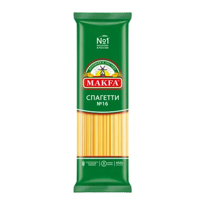 Макароны Makfa Спагетти №16 Группа А 450г