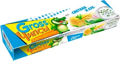 Чипсы Gross Сметана и Лук 40г