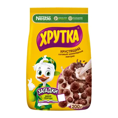 Шарики шоколадные Хрутка обогащенные кальцием 200/230г