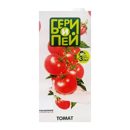 Сок Бери и пей Томат с мякотью и солью 1л