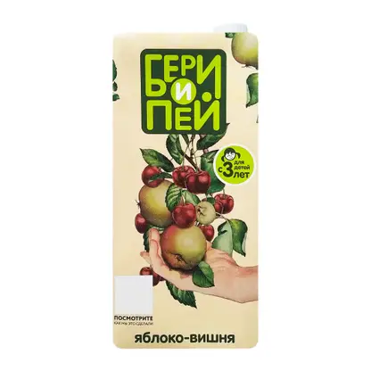 Нектар Бери и пей Яблоко вишня 1л