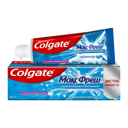 Зубная паста Colgate Макс Фреш Экстра свежесть Взрывная мята 80г