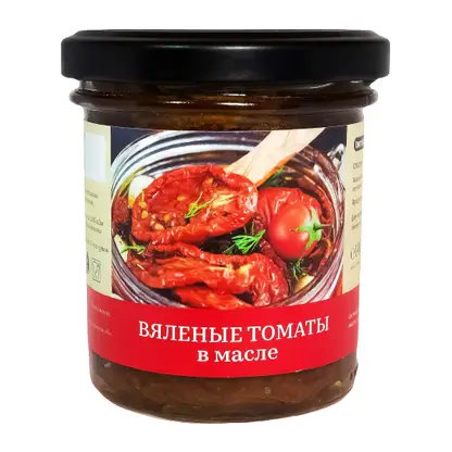 Вяленые томаты Tom Tom в масле 140г