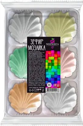 Зефир Мозайка ассорти Меренга 270г