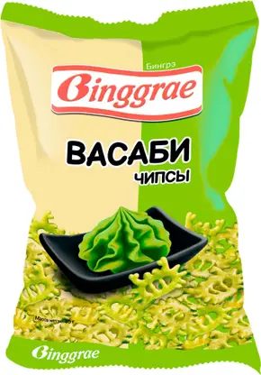 Чипсы Binggrae со вкусом васаби 40г